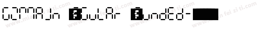 gzmain Regular Rounded字体转换